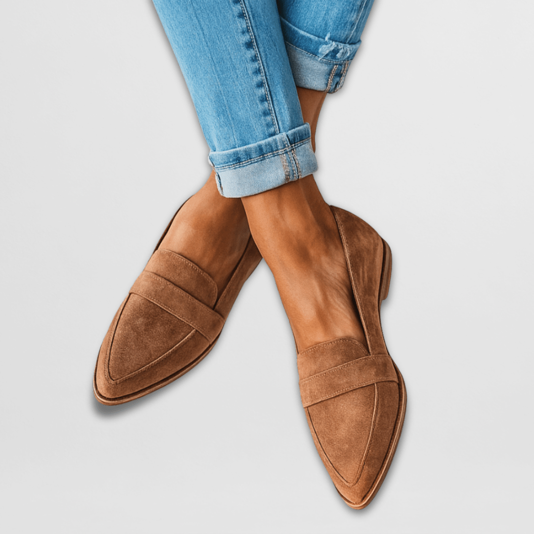 Helen | Orthopedische zachte suède slippers