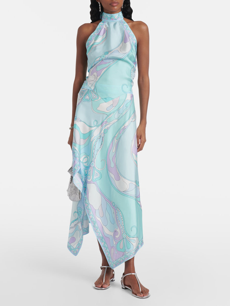 Unieke Psychedelische Swirl Print Rok Twee-delige Set