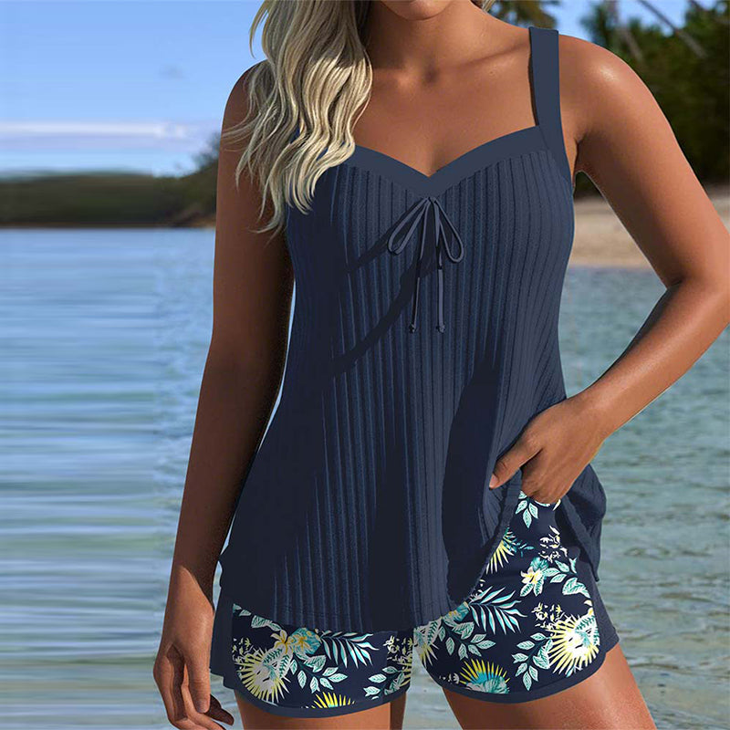 Tankini met zwemshort