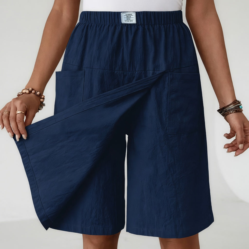 Libertine™ — Skort met elastische tailleband en zakken voor actieve vrijheid