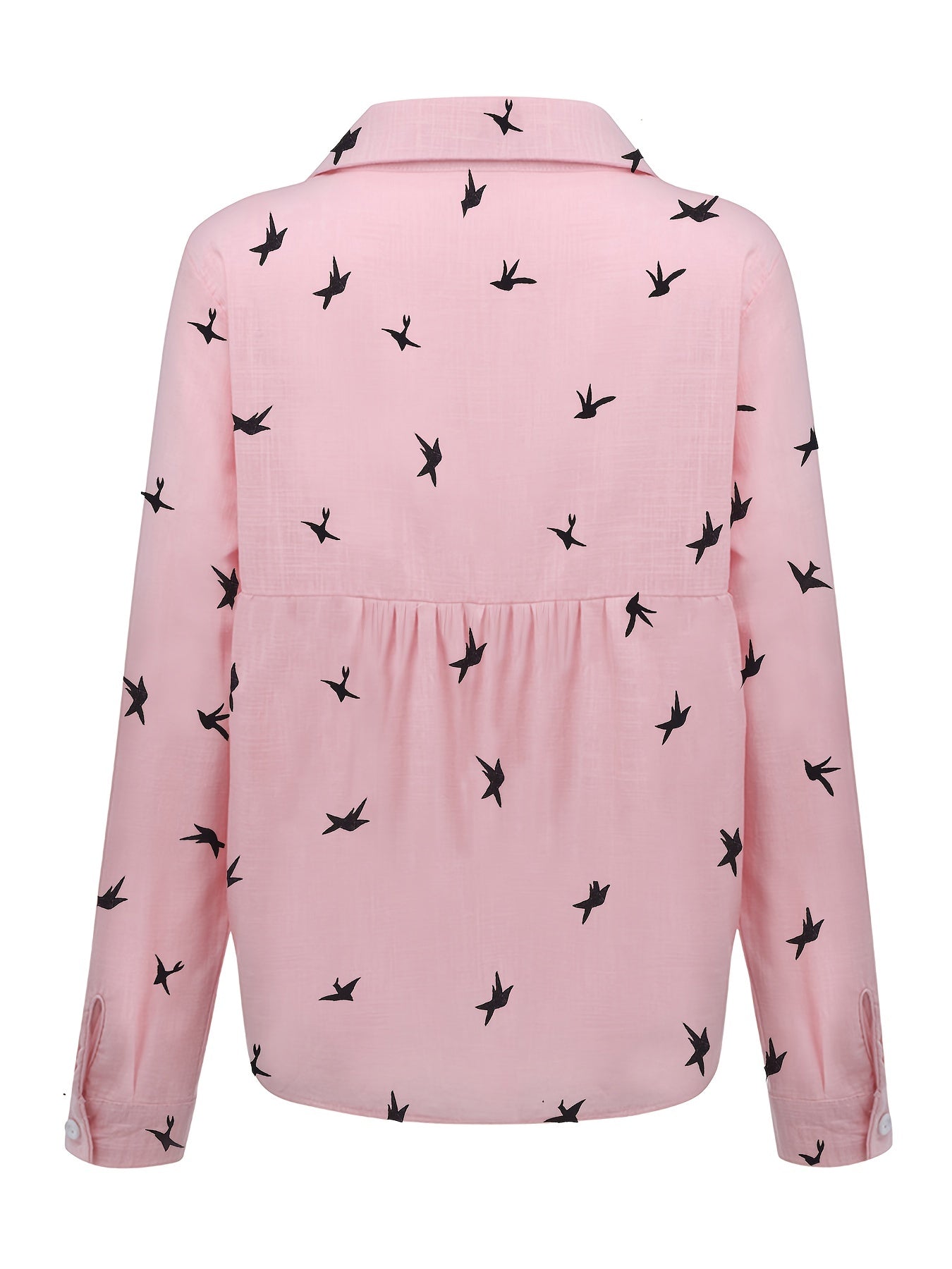 Button Front Shirt - Gedrukt Ontwerp & Knopsluiting