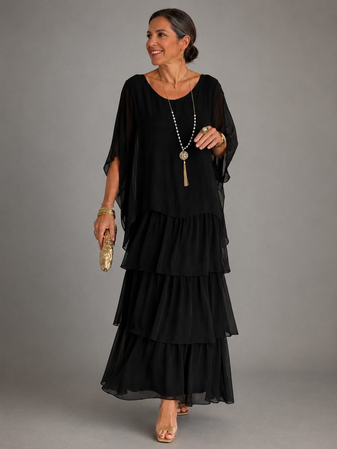 Lara™ | Elegante, soepel vallende maxi-jurk