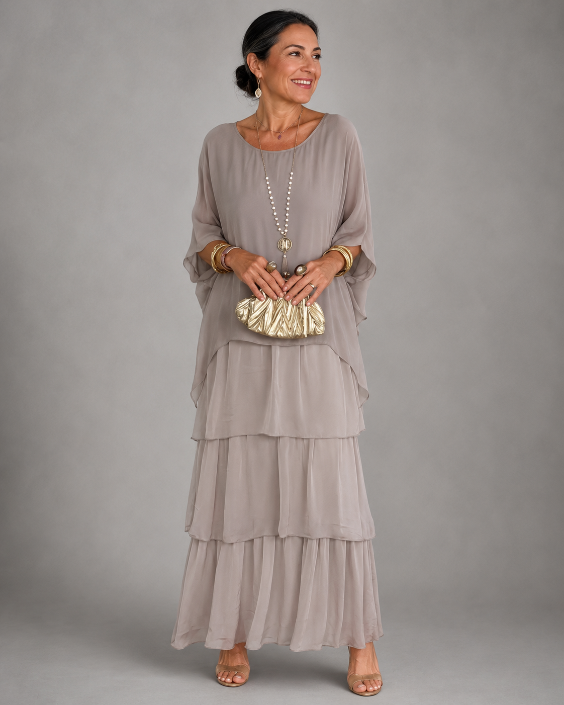 Lara™ | Elegante, soepel vallende maxi-jurk