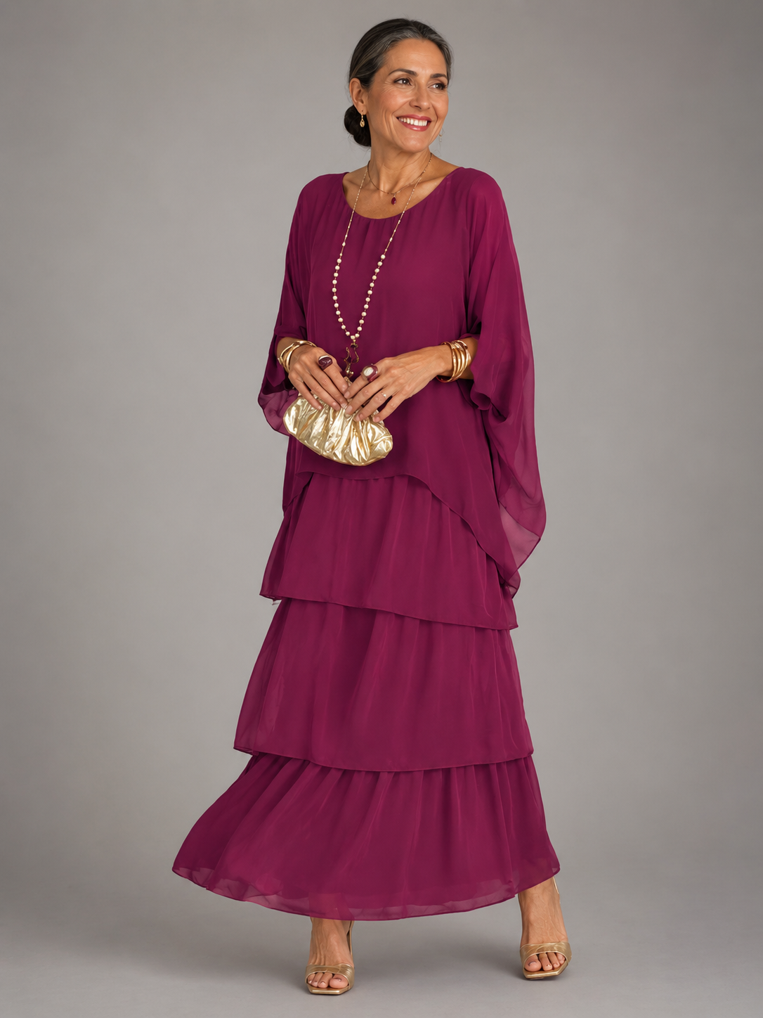 Lara™ | Elegante, soepel vallende maxi-jurk