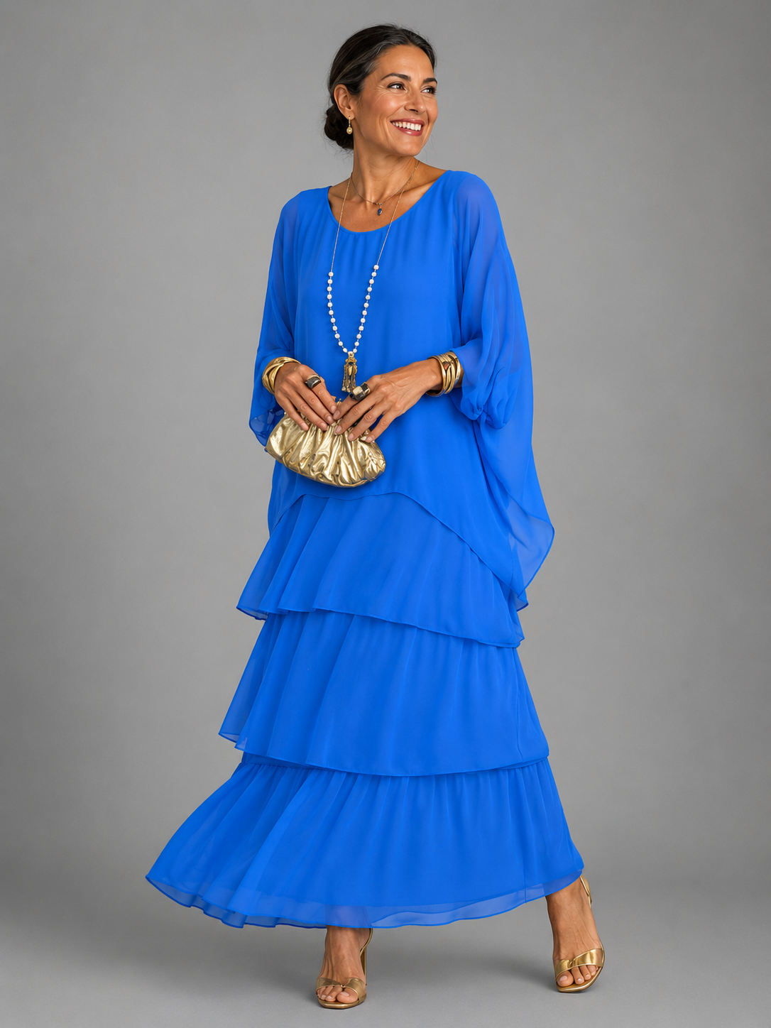 Lara™ | Elegante, soepel vallende maxi-jurk
