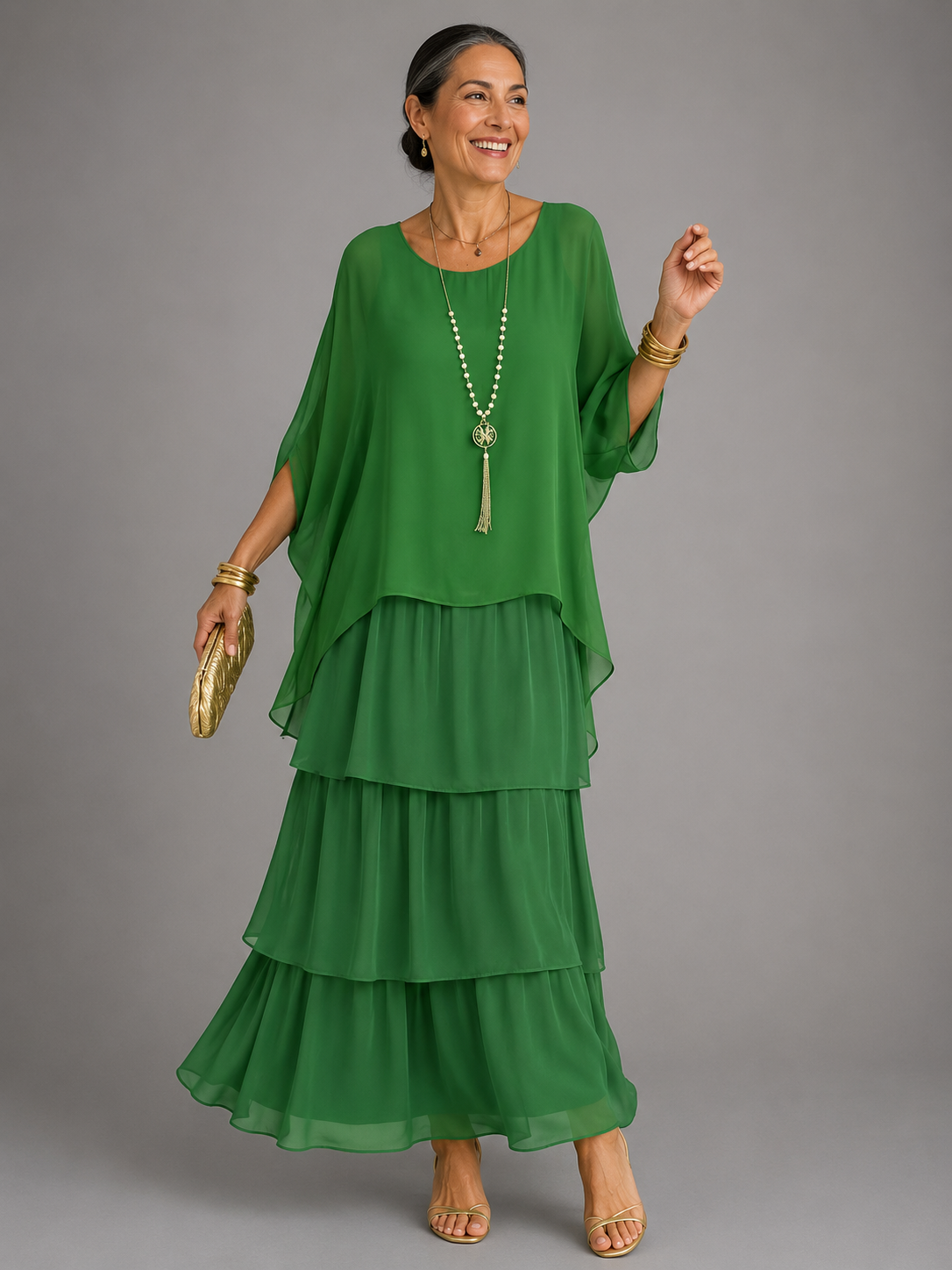 Lara™ | Elegante, soepel vallende maxi-jurk