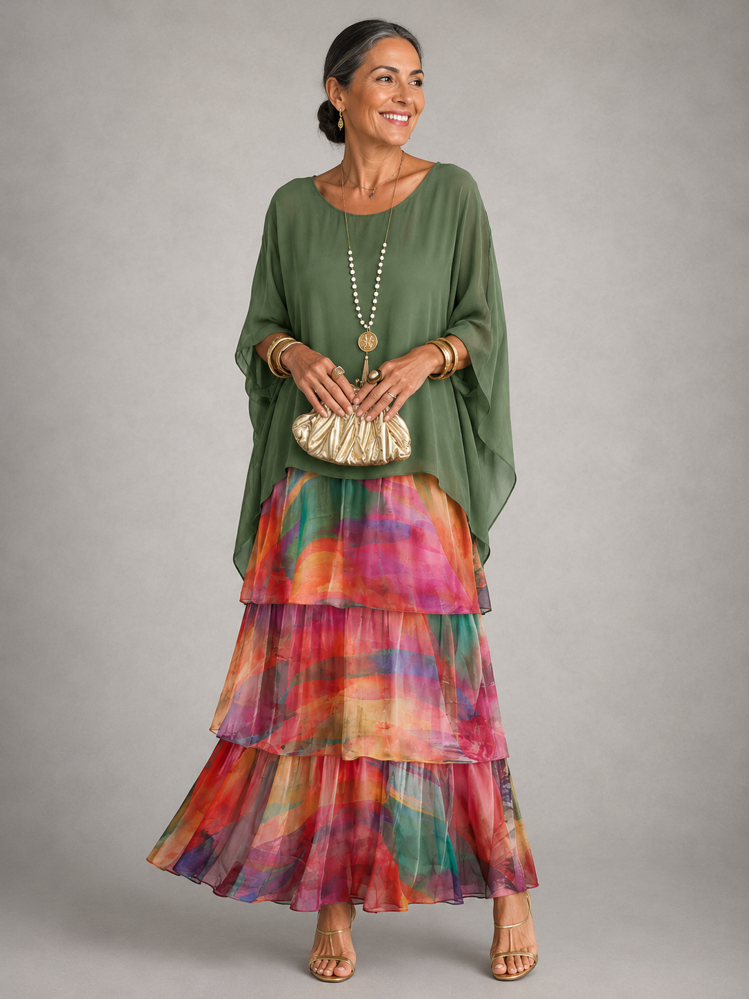 Lara™ | Elegante, soepel vallende maxi-jurk