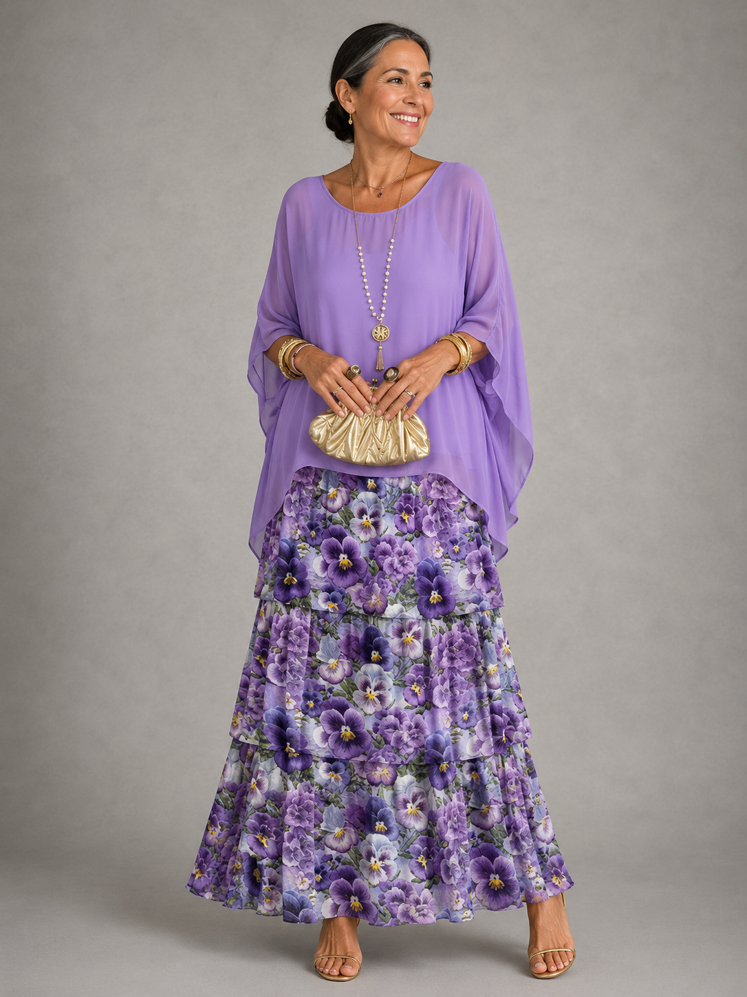 Lara™ | Elegante, soepel vallende maxi-jurk