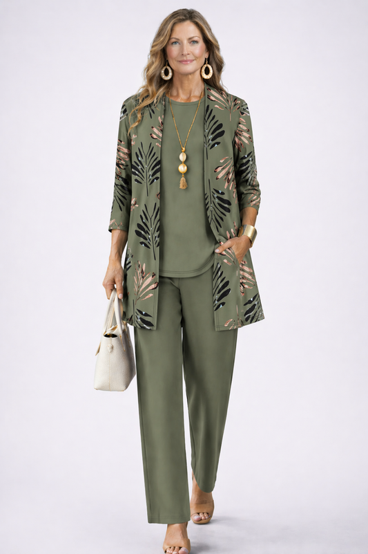 Elsera – Elegante driedelige set in klassieke stijl