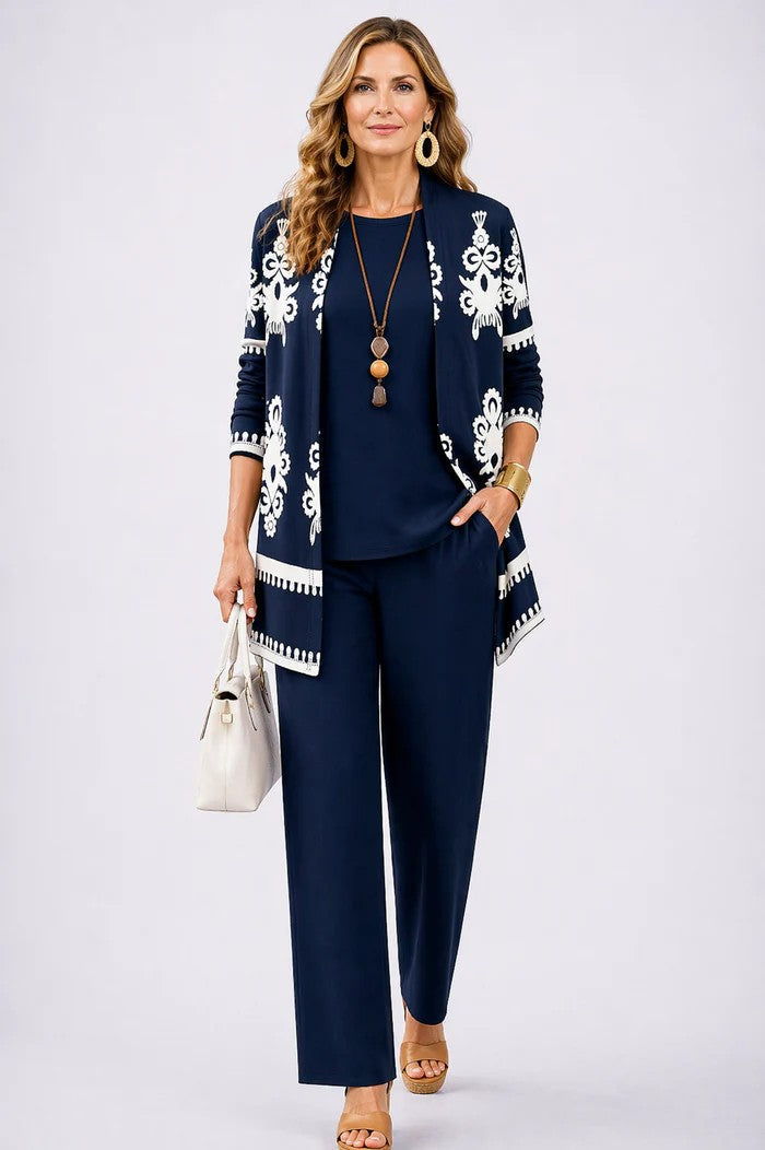 Elsera – Elegante driedelige set in klassieke stijl