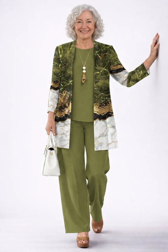 Elsera – Elegante driedelige set in klassieke stijl