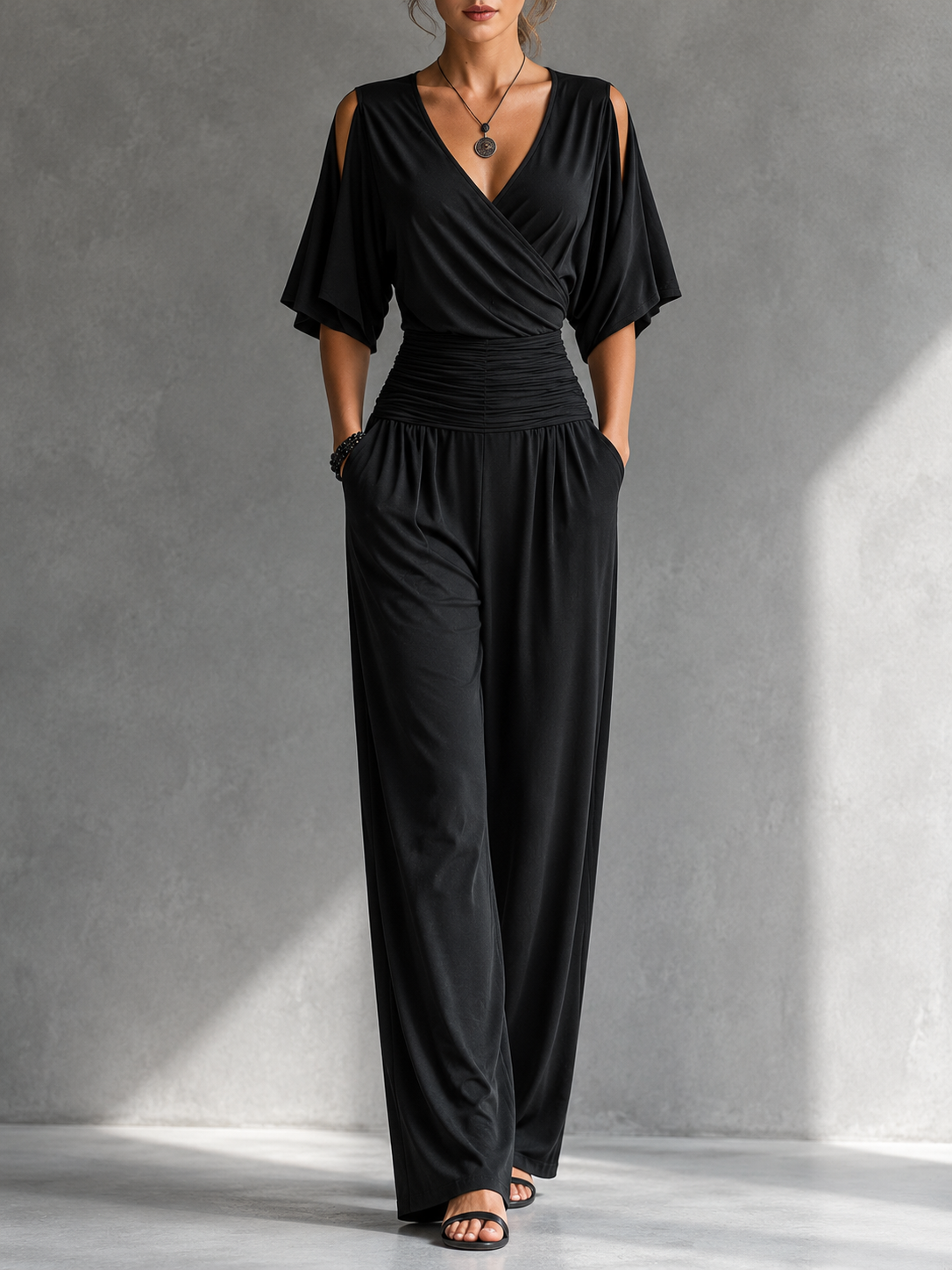 Chiara - Elegante jumpsuit met open schouders
