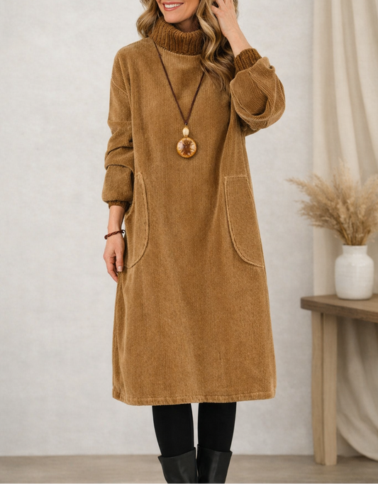 Jenny™ - Col midi-jurk