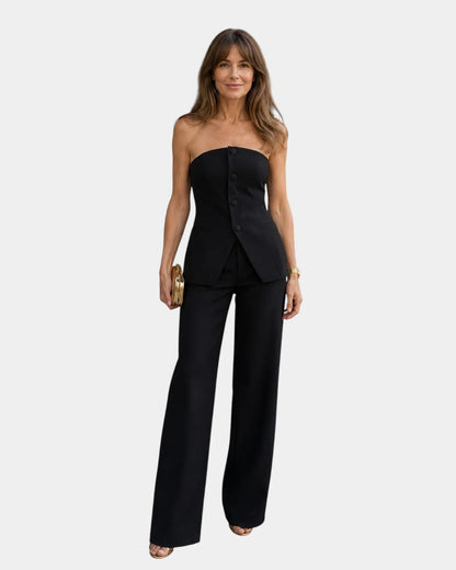 Eda | Set met top en wijde broek