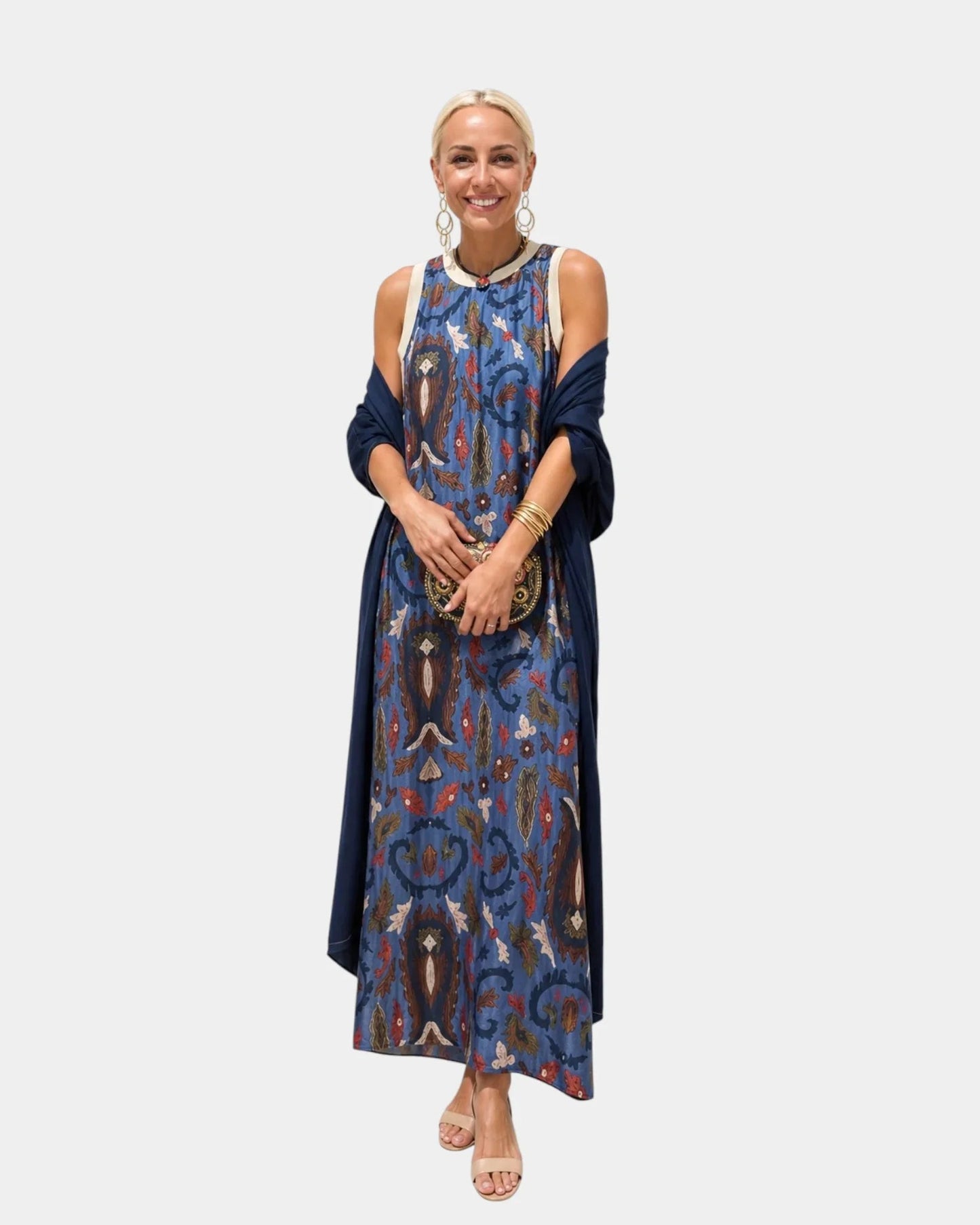 Lynette | Set met jurk en lichte vest