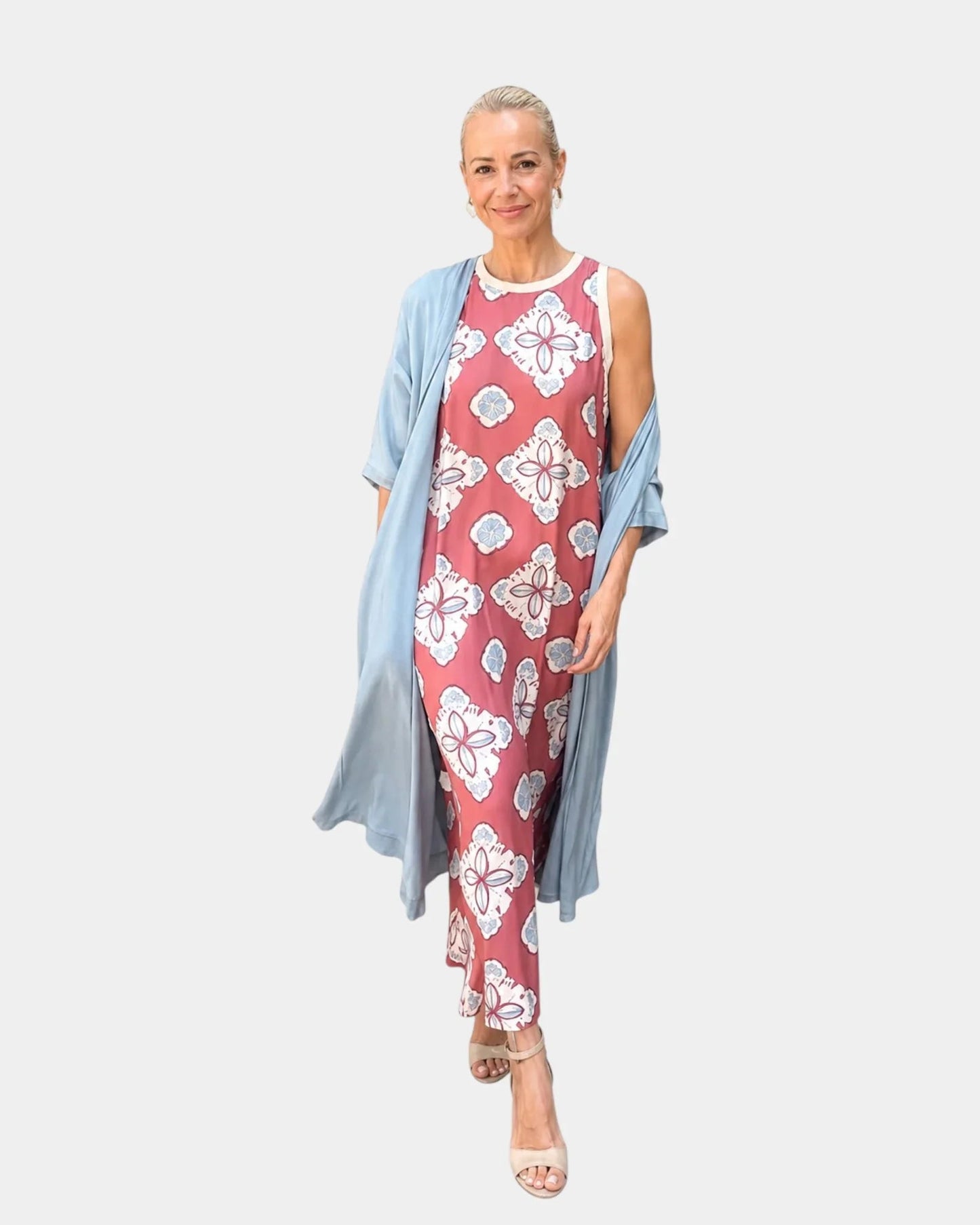 Lynette | Set met jurk en lichte vest