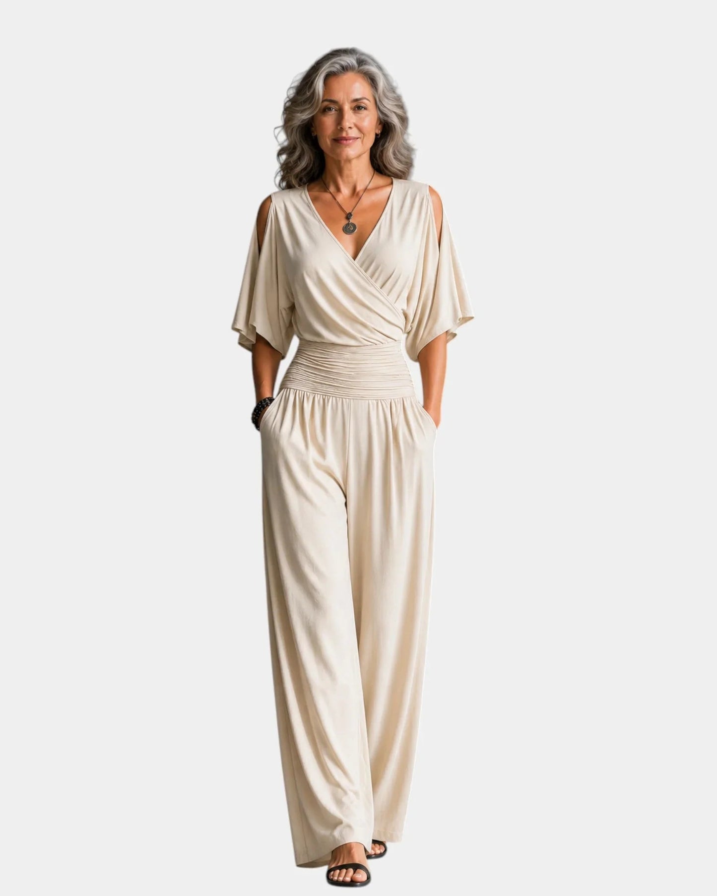 Reine | Elegante jumpsuit met blote schouders