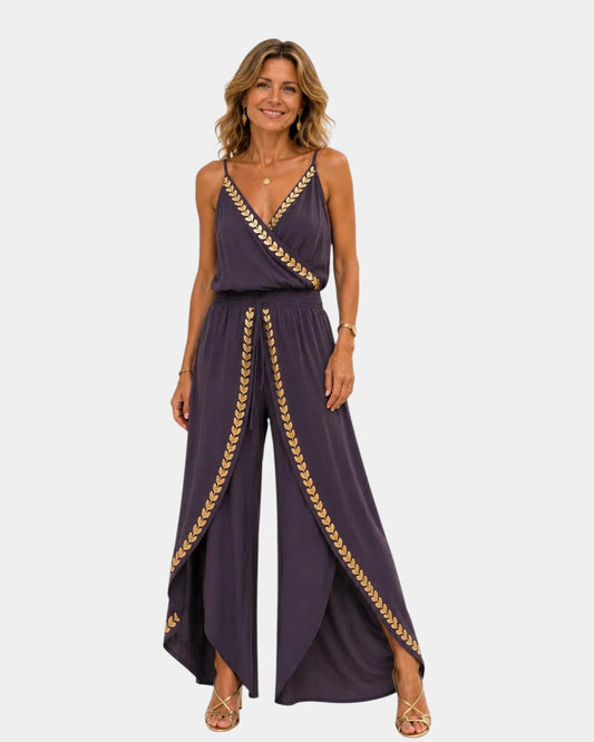 Elire | Jumpsuit met gouden details