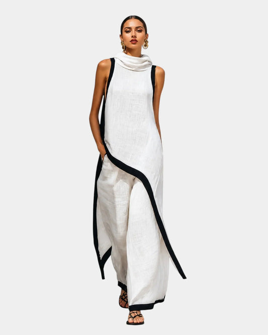 Nicaise | Elegante set van broek en blouse