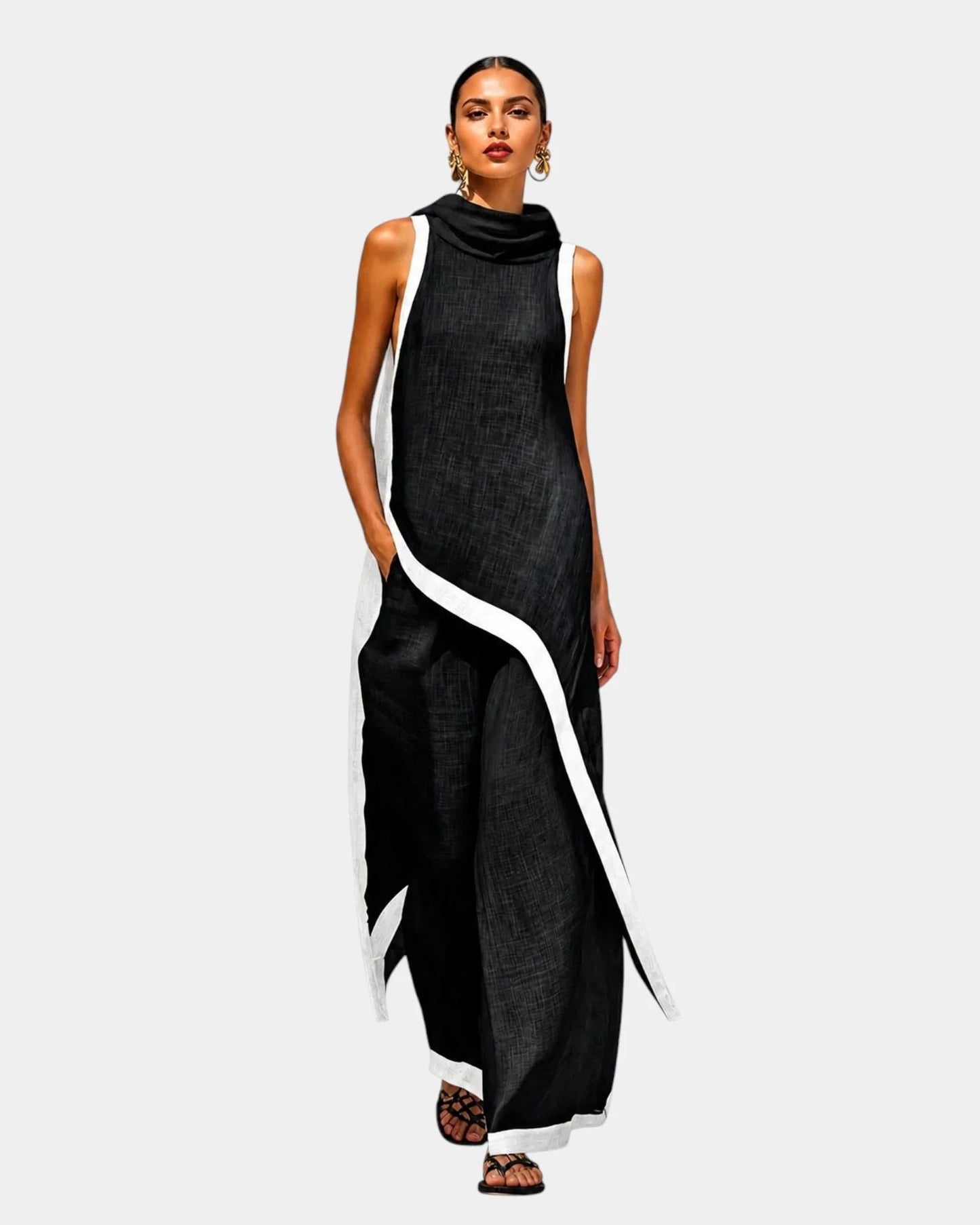 Nicaise | Elegante set van broek en blouse