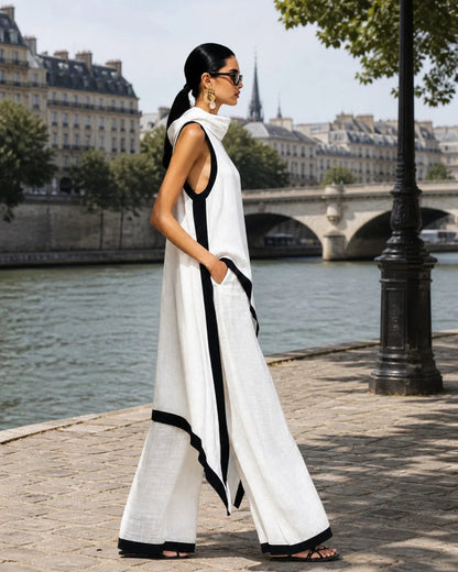 Nicaise | Elegante set van broek en blouse