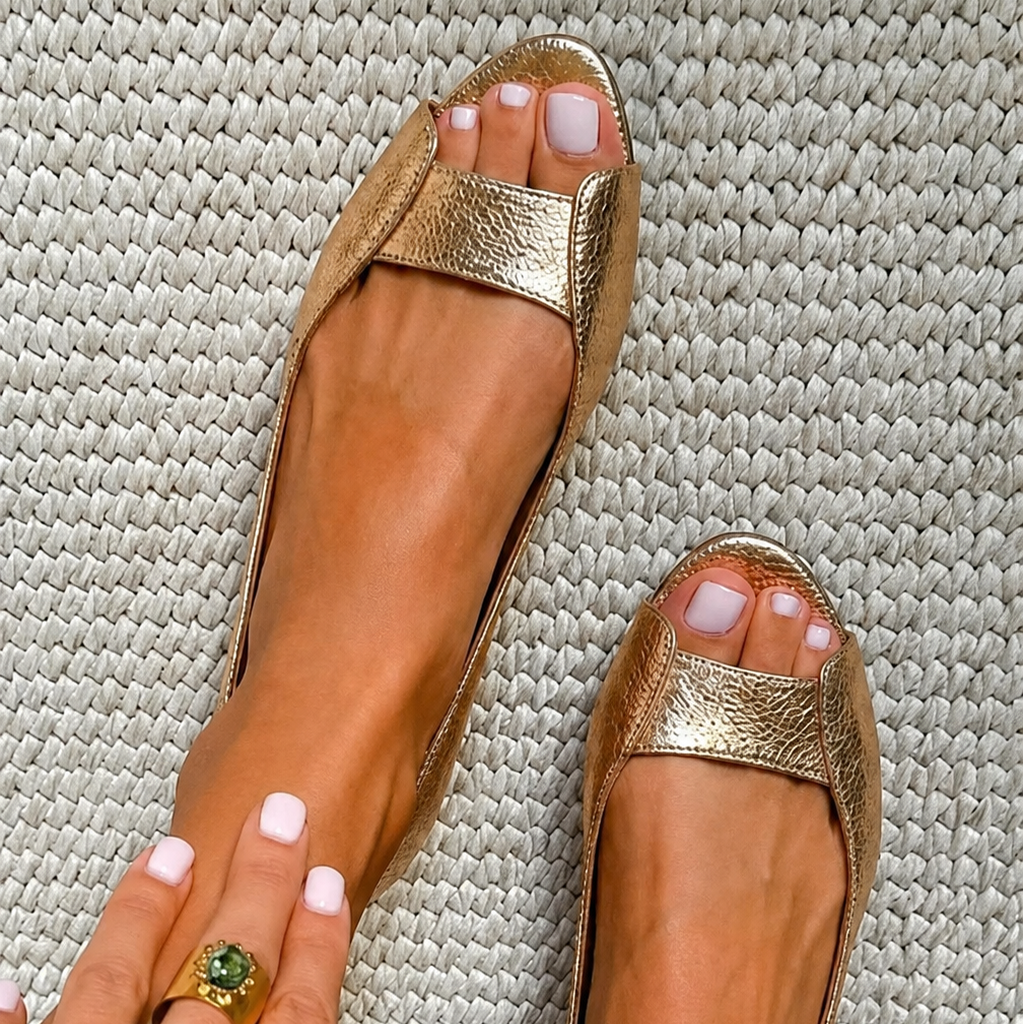Adelina Sandalen Goud Comfort Chic