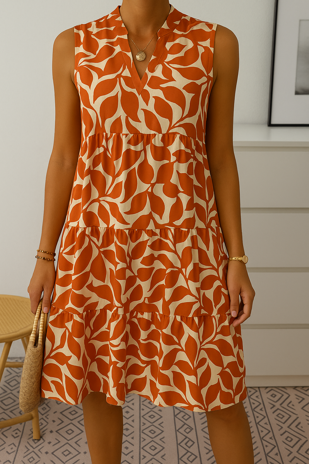 Sunelva™ - Zomerlijk Chic Midi-jurk