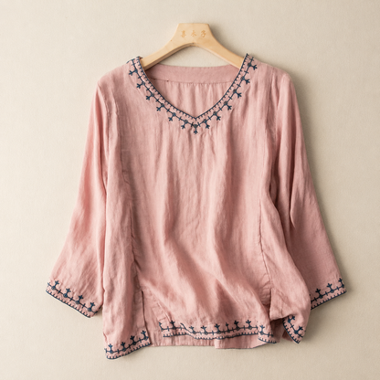 AVERY LINNEN BLOUSE