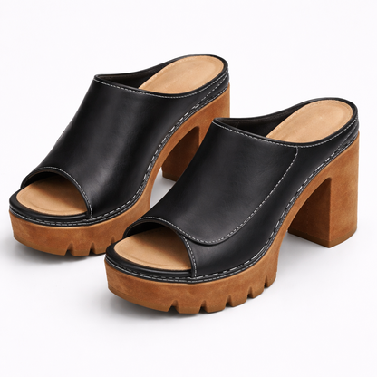 Demi - Elegante muiltjes met plateauzool