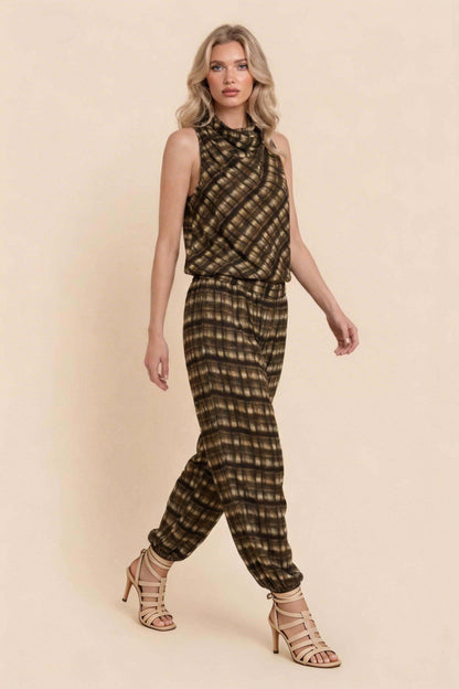 Geruite Coltrui en Broek Set