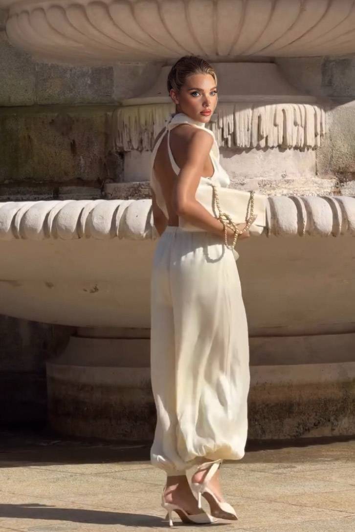 Plissé Top En Bloomer Set