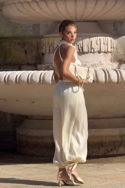 Plissé Top En Bloomer Set