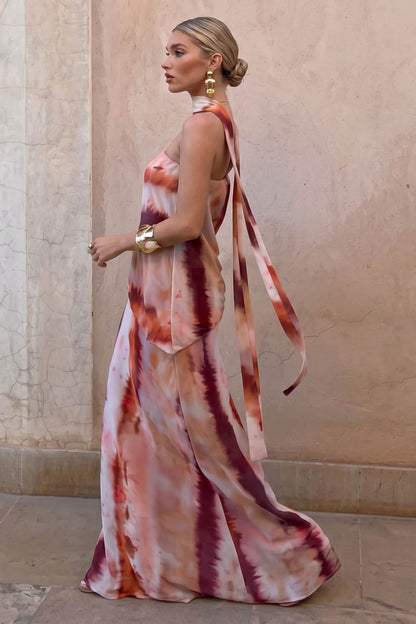 Uniek Gedrukt Sling Top En Rok Set