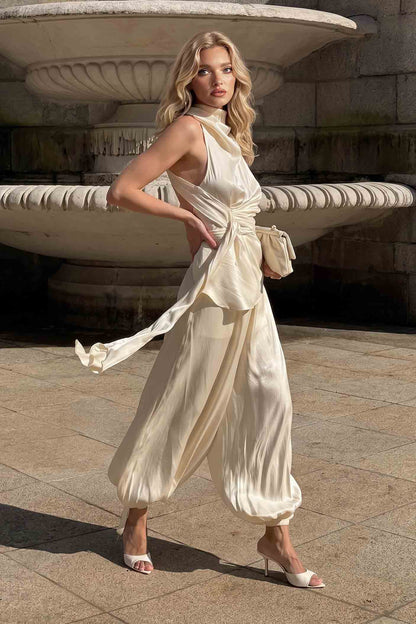 Plissé Top En Bloomer Set