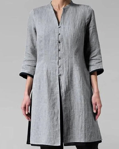 Cori Comfort Chic - Afslankend Linnen Vest