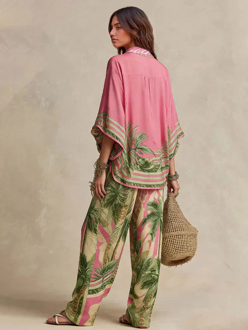 Patrizia | Twee-delige Kimono-stijl Set