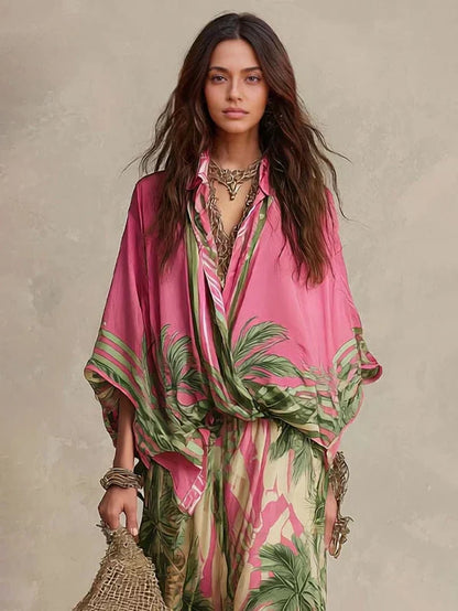 Patrizia | Twee-delige Kimono-stijl Set