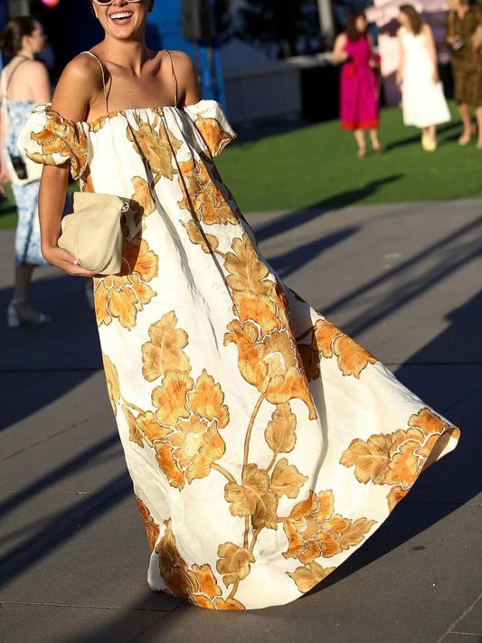 Bloemenprint Sling Dress