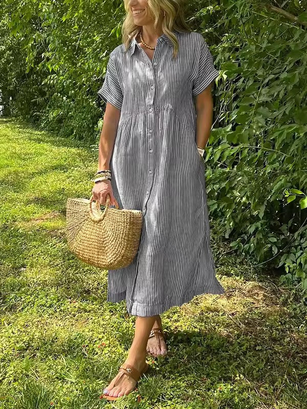 Theda™ – Comfortabele & Praktische Maxijurk