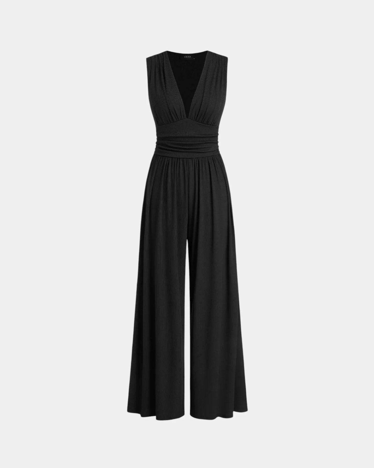 Sultana | Chic mouwloze jumpsuit met brede benen