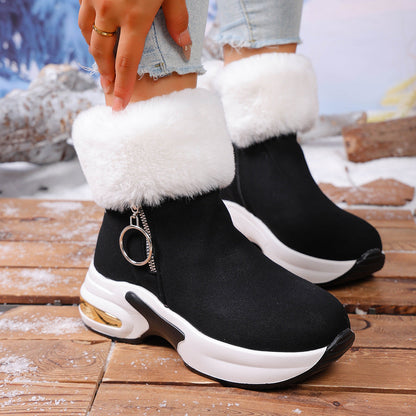 ✨Zachte, warme enkellaarsjes voor dames die je langer laten lijken, een must-have voor de herfst en winter, modieuze, comfortabele en veelzijdige schoenen🥰