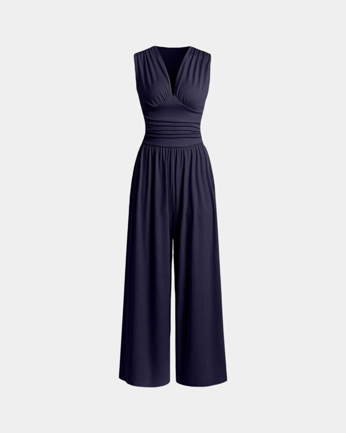 Sultana | Chic mouwloze jumpsuit met brede benen