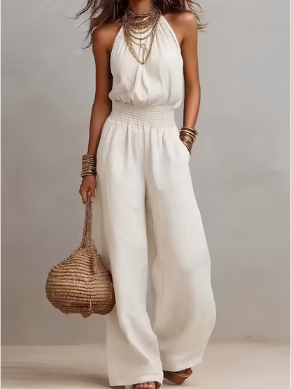 Valeria | Elegante jumpsuit met halternek