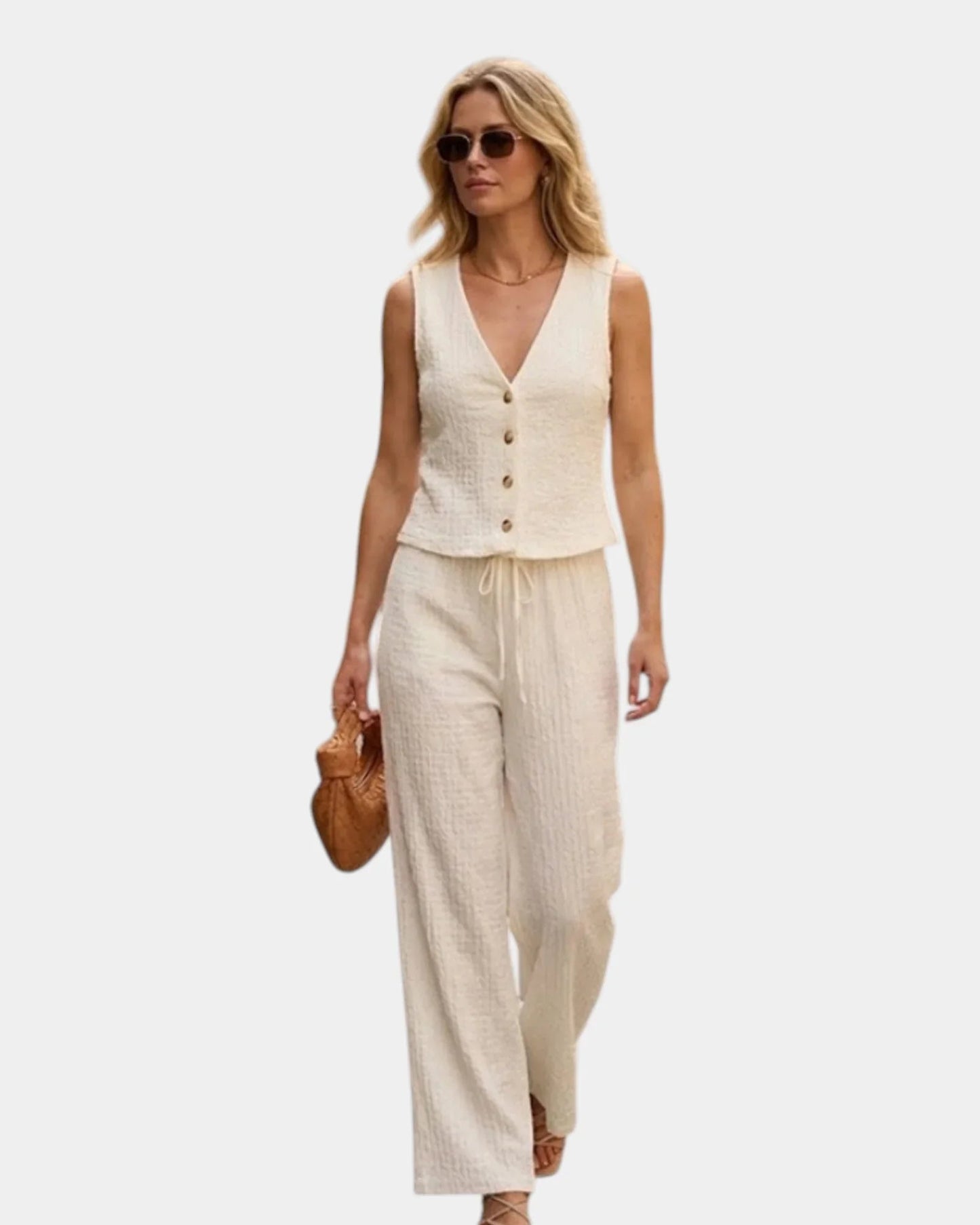 Vivette | Set van elegante broek en top