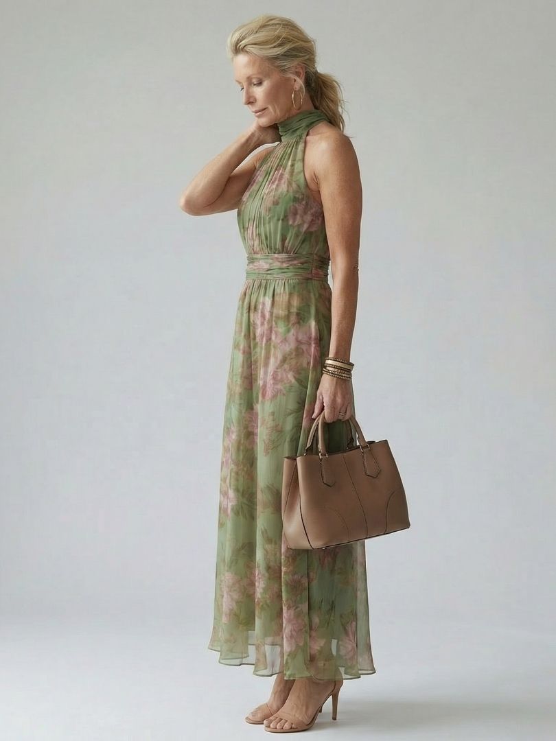 Naomi | Halter Maxi Jurk
