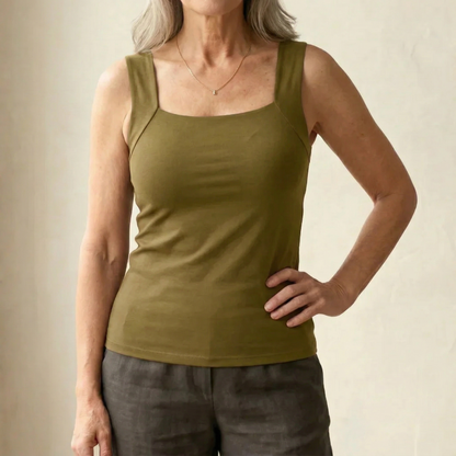 DELACROIX | Martine-tanktop met ingebouwde beha