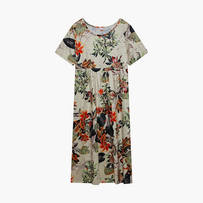 Aveline | Jurk met Vintage Bloemenprint