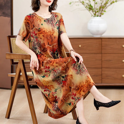 Rosalie | Losvallende Zomerjurk met Bloemenprint