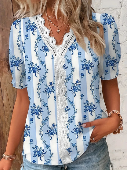 Elina | Elegante Zomerblouse met V-hals