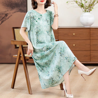 Rosalie | Losvallende Zomerjurk met Bloemenprint